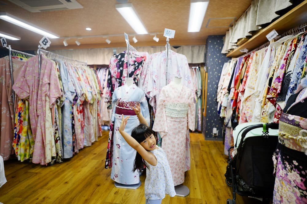 東京和服租借推薦! 日本親子和服初體驗 江戶和裝工房雅和服(淺草站前店)