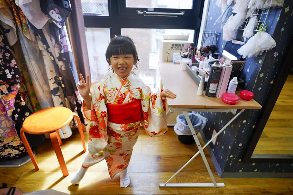東京和服租借推薦! 日本親子和服初體驗 江戶和裝工房雅和服(淺草站前店)