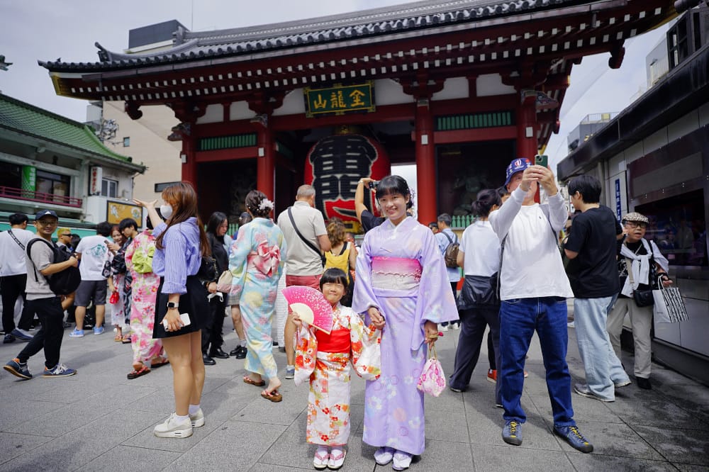 東京和服租借推薦! 日本親子和服初體驗 江戶和裝工房雅和服(淺草站前店)