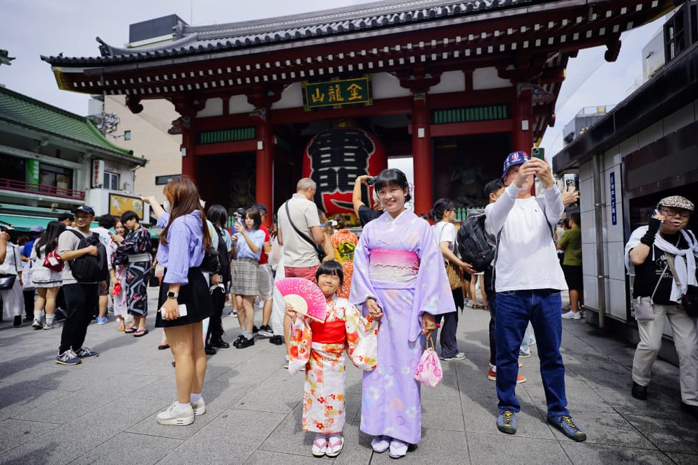 東京和服租借推薦! 日本親子和服初體驗 江戶和裝工房雅和服(淺草站前店)