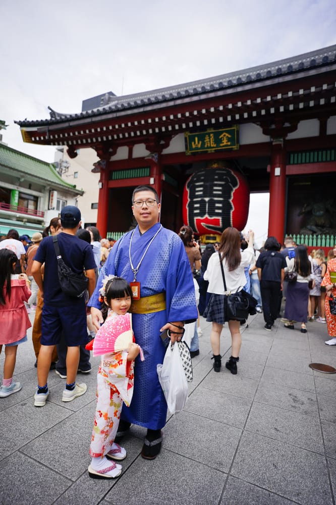東京和服租借推薦! 日本親子和服初體驗 江戶和裝工房雅和服(淺草站前店)