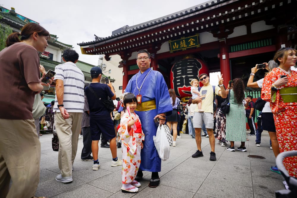 東京和服租借推薦! 日本親子和服初體驗 江戶和裝工房雅和服(淺草站前店)