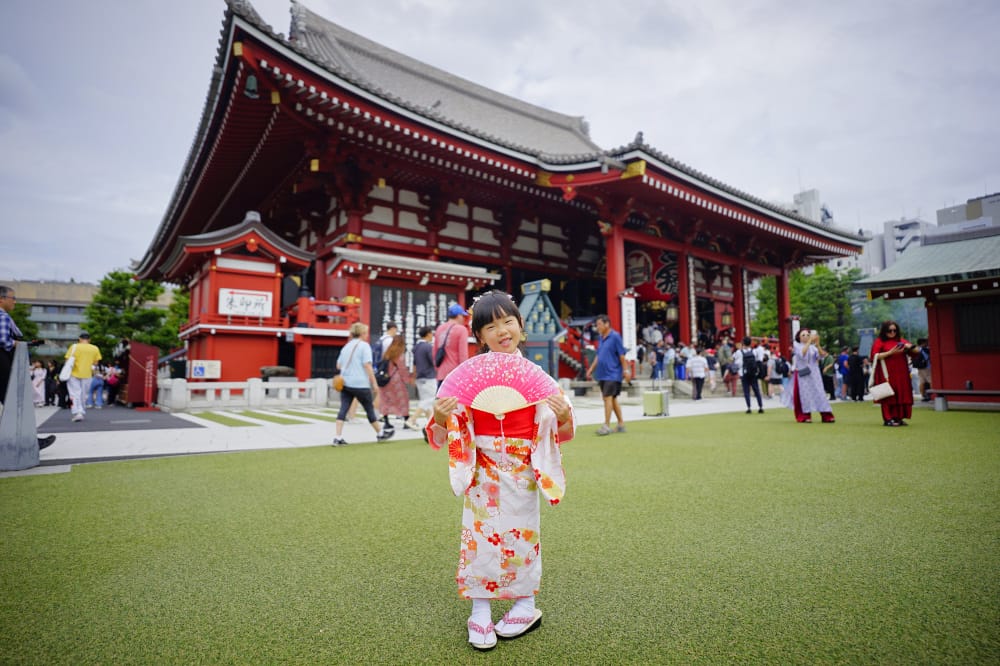 東京和服租借推薦! 日本親子和服初體驗 江戶和裝工房雅和服(淺草站前店)