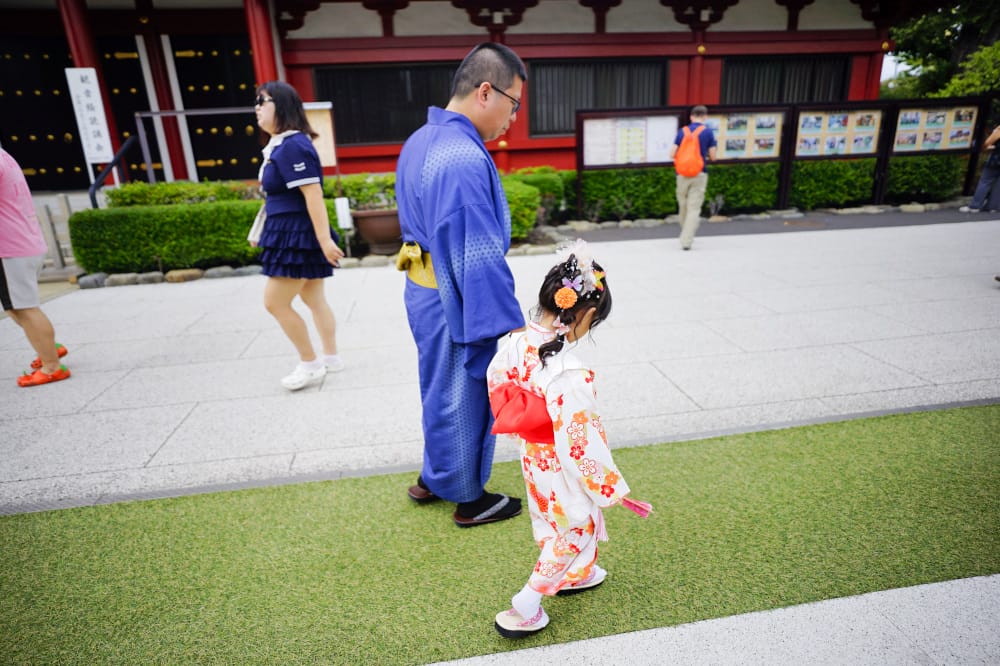 東京和服租借推薦! 日本親子和服初體驗 江戶和裝工房雅和服(淺草站前店)