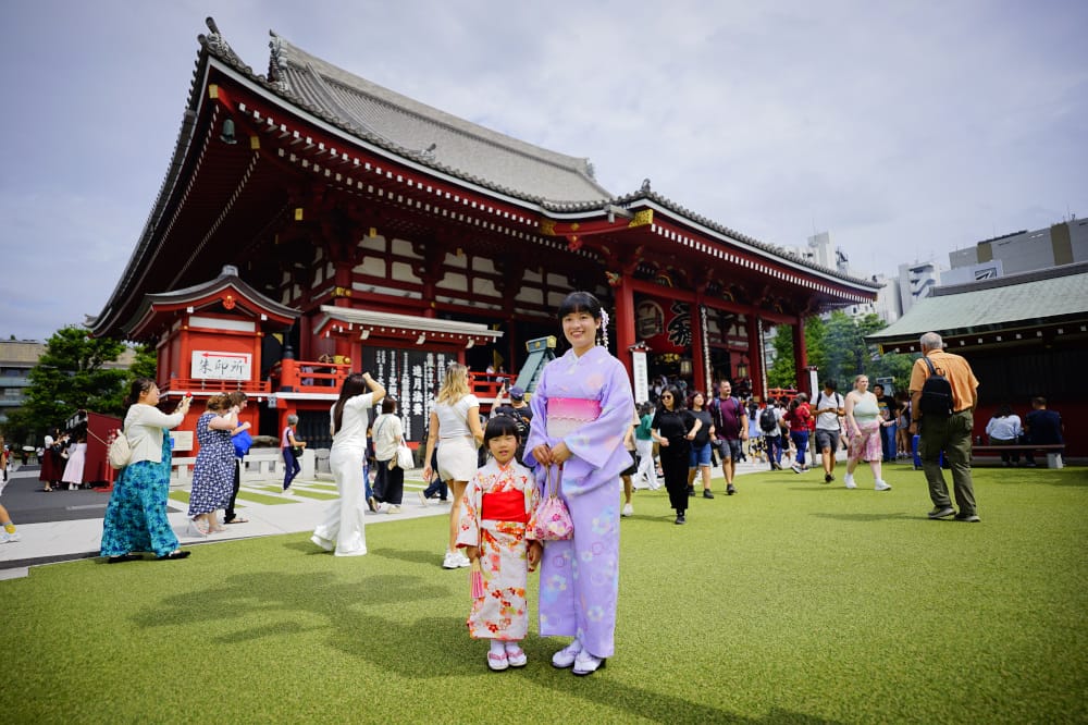 東京和服租借推薦! 日本親子和服初體驗 江戶和裝工房雅和服(淺草站前店)