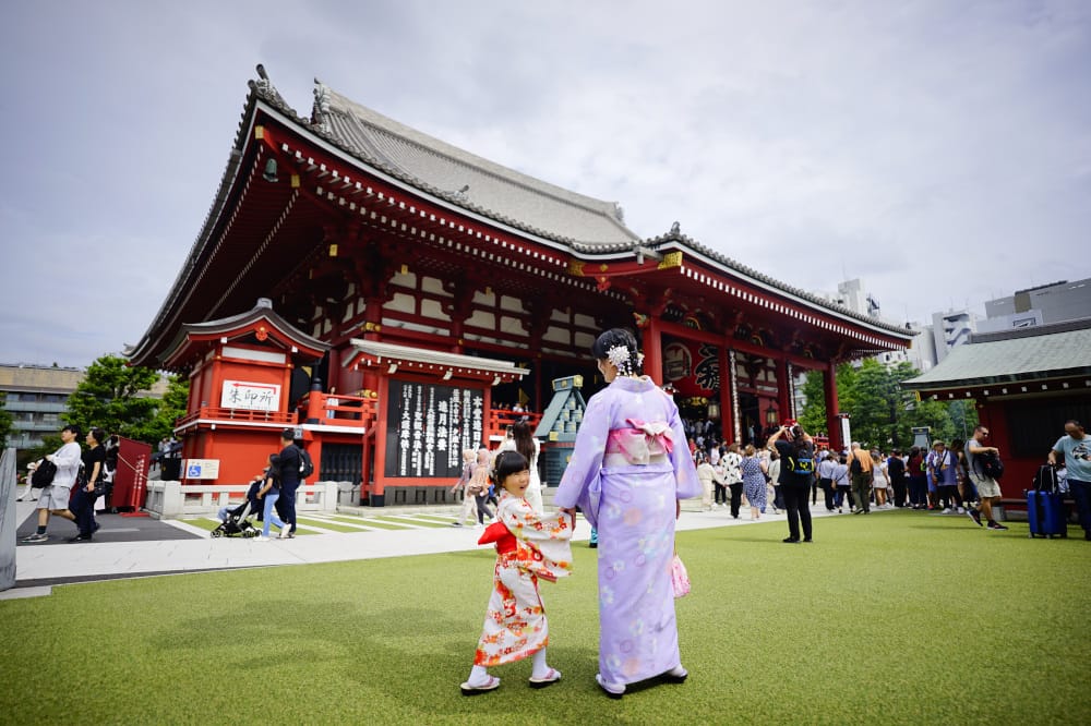東京和服租借推薦! 日本親子和服初體驗 江戶和裝工房雅和服(淺草站前店)