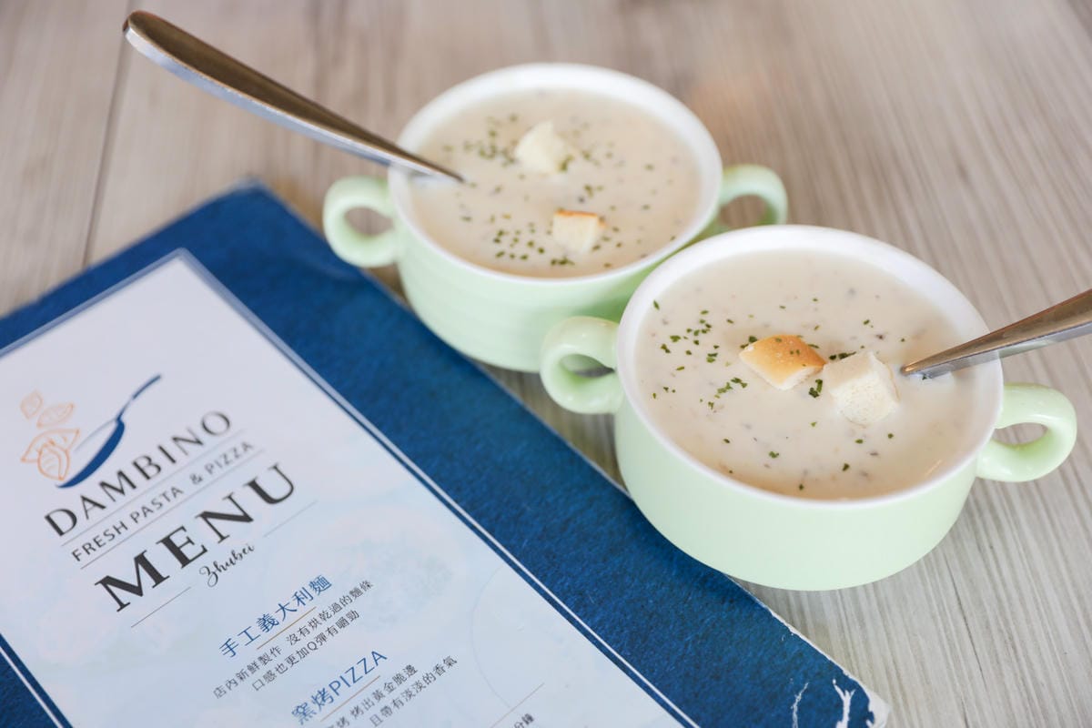 竹北義式餐廳推薦! Dambino丹比諾 手工義大利麵.披薩(竹北店) 多款義大利麵選擇.美味窯烤披薩