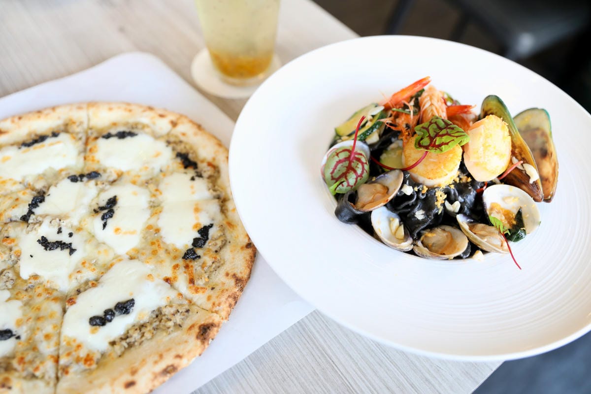 竹北義式餐廳推薦! Dambino丹比諾 手工義大利麵.披薩(竹北店) 多款義大利麵選擇.美味窯烤披薩