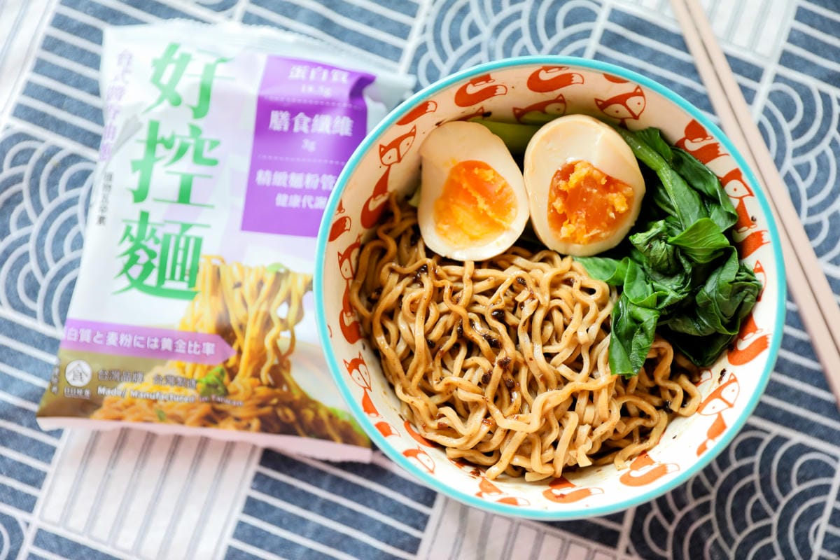 高蛋白低精緻麵粉膳食纖維麵食推薦! 日日好食 好控麵 快煮方便.口感Q彈.營養美味料理 來吃一碗不會有罪惡感的麵吧!