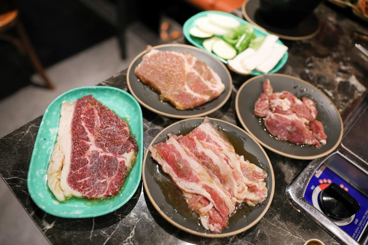 台北韓式炭火烤肉吃到飽推薦! 東大門韓國特色料理(中山南京店)