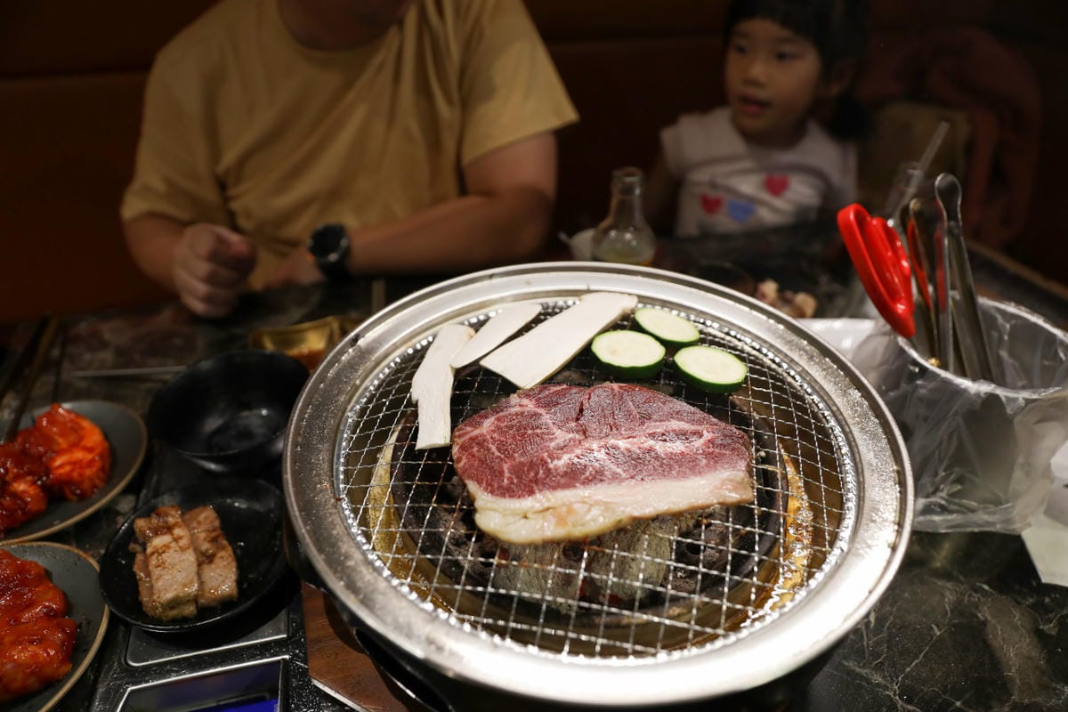 台北韓式炭火烤肉吃到飽推薦! 東大門韓國特色料理(中山南京店)