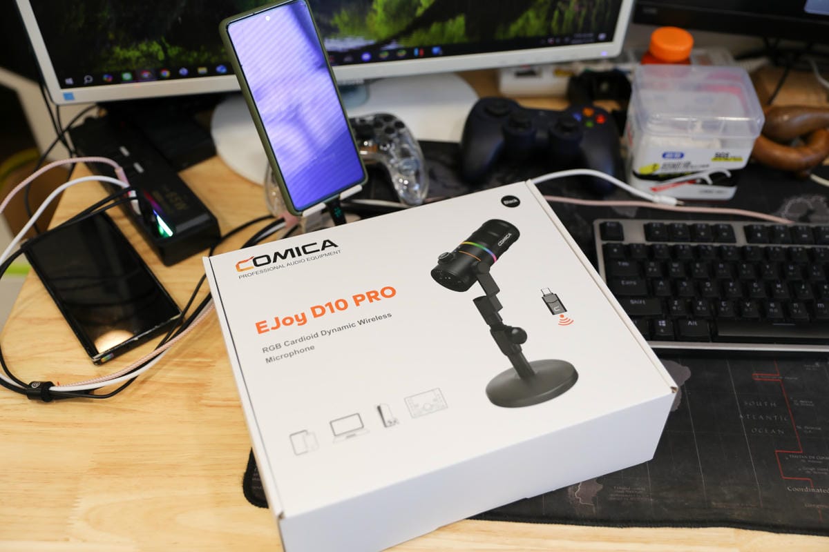 COMICA EJoy D10 PRO 無線動圈麥克風 直播.電競遊戲實況主.Podcast錄製.影音創作收音好幫手 - 第2張圖 COMICA EJoy D10 PRO 無線動圈麥克風 直播.電競遊戲實況主.Podcast錄製.影音創作收音好幫手