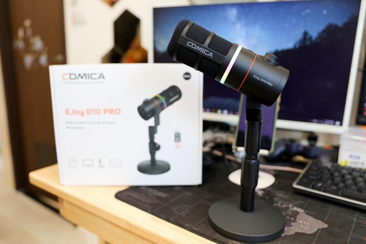 COMICA EJoy D10 PRO 無線動圈麥克風 直播.電競遊戲實況主.Podcast錄製.影音創作收音好幫手 - 第4張圖 COMICA EJoy D10 PRO 無線動圈麥克風 直播.電競遊戲實況主.Podcast錄製.影音創作收音好幫手