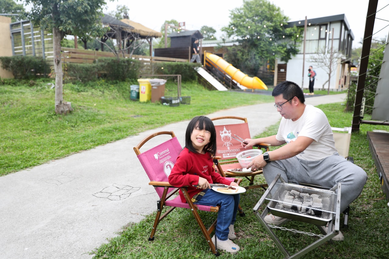 逗點露營區 苗栗親子露營推薦! 懶人豪華露營.露營車.度假小屋.大雨棚營位