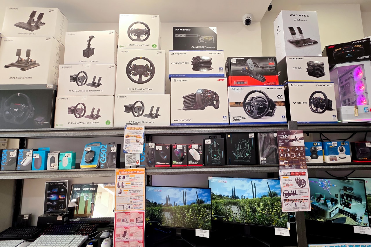 米特3C數位(台南東橋店) 電競周邊販售.賽車模擬器/飛行模擬器設備免費體驗