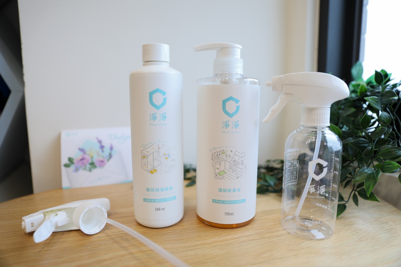 廚房油汙.浴室水垢清潔好幫手! 推薦淨淨萬用濃縮家事皂&速效除垢慕斯